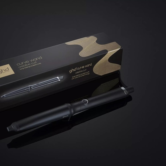 GHD CREATIVE CURL - TAPERED CURLING WAND IN BLACK - Picture 1 of 9